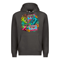 Smoke 90's country cassette tapes Premium Hoodie - Zillion Design Studio