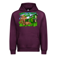 Mauve Wine happy st. patrick's day cattle and calfs Urban Hoodie - RanaPortraitStore