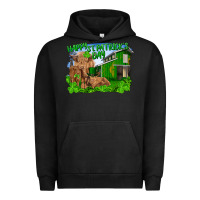 Pigment Black happy st. patrick's day cattle and calfs Urban Hoodie - RanaPortraitStore