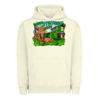 Pigment Pistachio happy st. patrick's day cattle and calfs Urban Hoodie - RanaPortraitStore