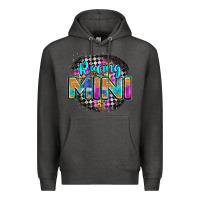 Charcoal Heather racing mini Premium Hoodie - Zillion Design Studio