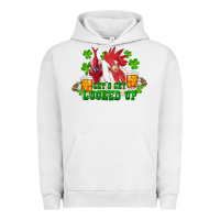 Pigment Lunar Rock st. patrick's day roosters let's get lucked up Urban Hoodie - RanaPortraitStore