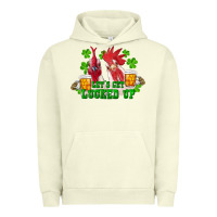 Pigment Pistachio st. patrick's day roosters let's get lucked up Urban Hoodie - RanaPortraitStore