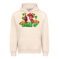 Sandshell st. patrick's day roosters let's get lucked up Urban Hoodie - RanaPortraitStore