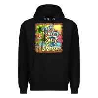 Black salt water and sunshine Premium Hoodie - texasbilliewilder
