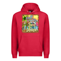 Cardinal salt water and sunshine Premium Hoodie - texasbilliewilder