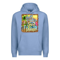 Colony Blue salt water and sunshine Premium Hoodie - texasbilliewilder
