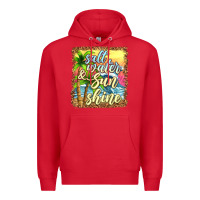 Red salt water and sunshine Premium Hoodie - texasbilliewilder