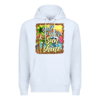 White salt water and sunshine Premium Hoodie - texasbilliewilder