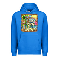 True Royal salt water and sunshine Premium Hoodie - texasbilliewilder