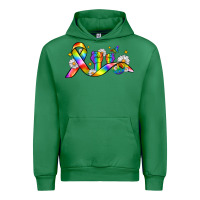 Emerald pride ribbon Urban Hoodie - Zillion Design Studio