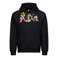 Foreset Green pride ribbon Urban Hoodie - Zillion Design Studio