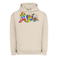 Pigment French Oak pride ribbon Urban Hoodie - Zillion Design Studio
