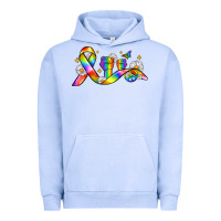 Pigment Grape Ice pride ribbon Urban Hoodie - Zillion Design Studio