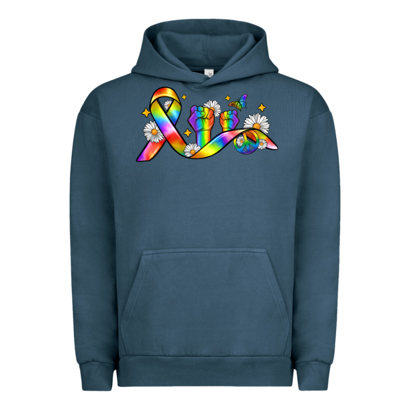 Pride Ribbon Urban Hoodie by Zillion Design Studio | Teevron