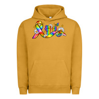Pigment Peanut Butter pride ribbon Urban Hoodie - Zillion Design Studio