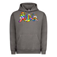 Pigment Tornado pride ribbon Urban Hoodie - Zillion Design Studio