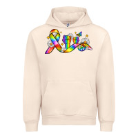 Sandshell pride ribbon Urban Hoodie - Zillion Design Studio
