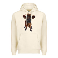 Tofu highland cow calf Premium Hoodie - RanaPortraitStore
