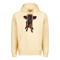 Pina Colada highland cow calf Premium Hoodie - RanaPortraitStore