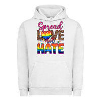 Pigment Lunar Rock spread love not hate Urban Hoodie - Zillion Design Studio