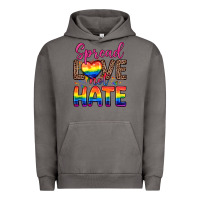 Pigment Tornado spread love not hate Urban Hoodie - Zillion Design Studio