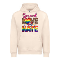 Sandshell spread love not hate Urban Hoodie - Zillion Design Studio