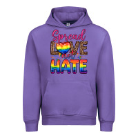 Tulip spread love not hate Urban Hoodie - Zillion Design Studio