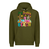 Army Green salty beach Premium Hoodie - texasbilliewilder