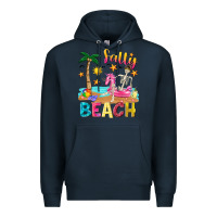 Navy salty beach Premium Hoodie - texasbilliewilder