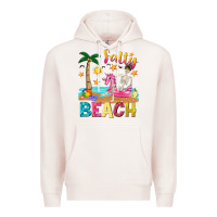 Pale Pink salty beach Premium Hoodie - texasbilliewilder