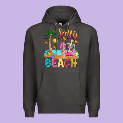 Salty Beach Premium Hoodie Designed By Texasbilliewilder