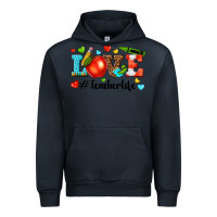 Navy love teacher life Urban Hoodie - texasbilliewilder
