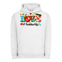 Pigment Lunar Rock love teacher life Urban Hoodie - texasbilliewilder
