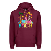 Burgundy salty beach Premium Hoodie - texasbilliewilder