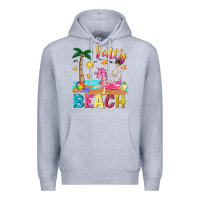 Heather Grey salty beach Premium Hoodie - texasbilliewilder