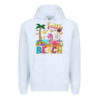 White salty beach Premium Hoodie - texasbilliewilder