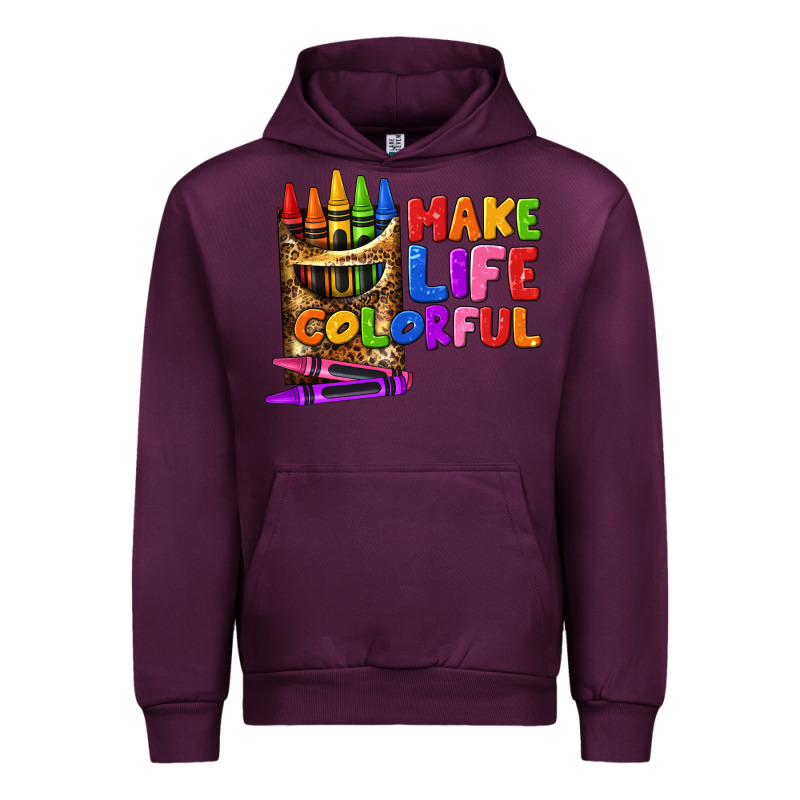 Make Life Colorful Urban Hoodie by texasbilliewilder | Teevron