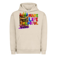 Pigment French Oak make life colorful Urban Hoodie - texasbilliewilder