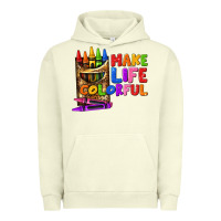 Pigment Pistachio make life colorful Urban Hoodie - texasbilliewilder