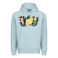 Blue Mist christmas joy chick Premium Hoodie - RanaPortraitStore