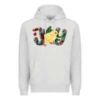 Dove Grey christmas joy chick Premium Hoodie - RanaPortraitStore