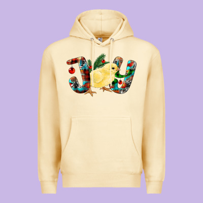 Christmas Joy Chick Premium Hoodie Designed By Ranaportraitstore