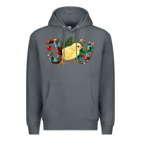 Rock christmas joy chick Premium Hoodie - RanaPortraitStore
