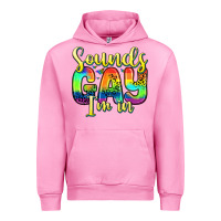 Fuchsia Pink sounds gay i m in Urban Hoodie - Zillion Design Studio