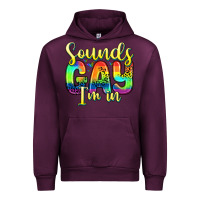 Mauve Wine sounds gay i m in Urban Hoodie - Zillion Design Studio