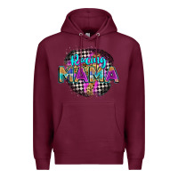 Burgundy racing mama Premium Hoodie - Zillion Design Studio