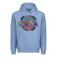 Colony Blue racing mama Premium Hoodie - Zillion Design Studio