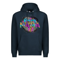Navy racing mama Premium Hoodie - Zillion Design Studio