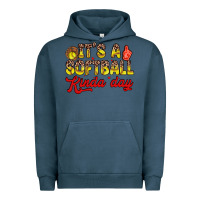 Pigment Midnight Navy it s a softball kinda day Urban Hoodie - Zillion Design Studio